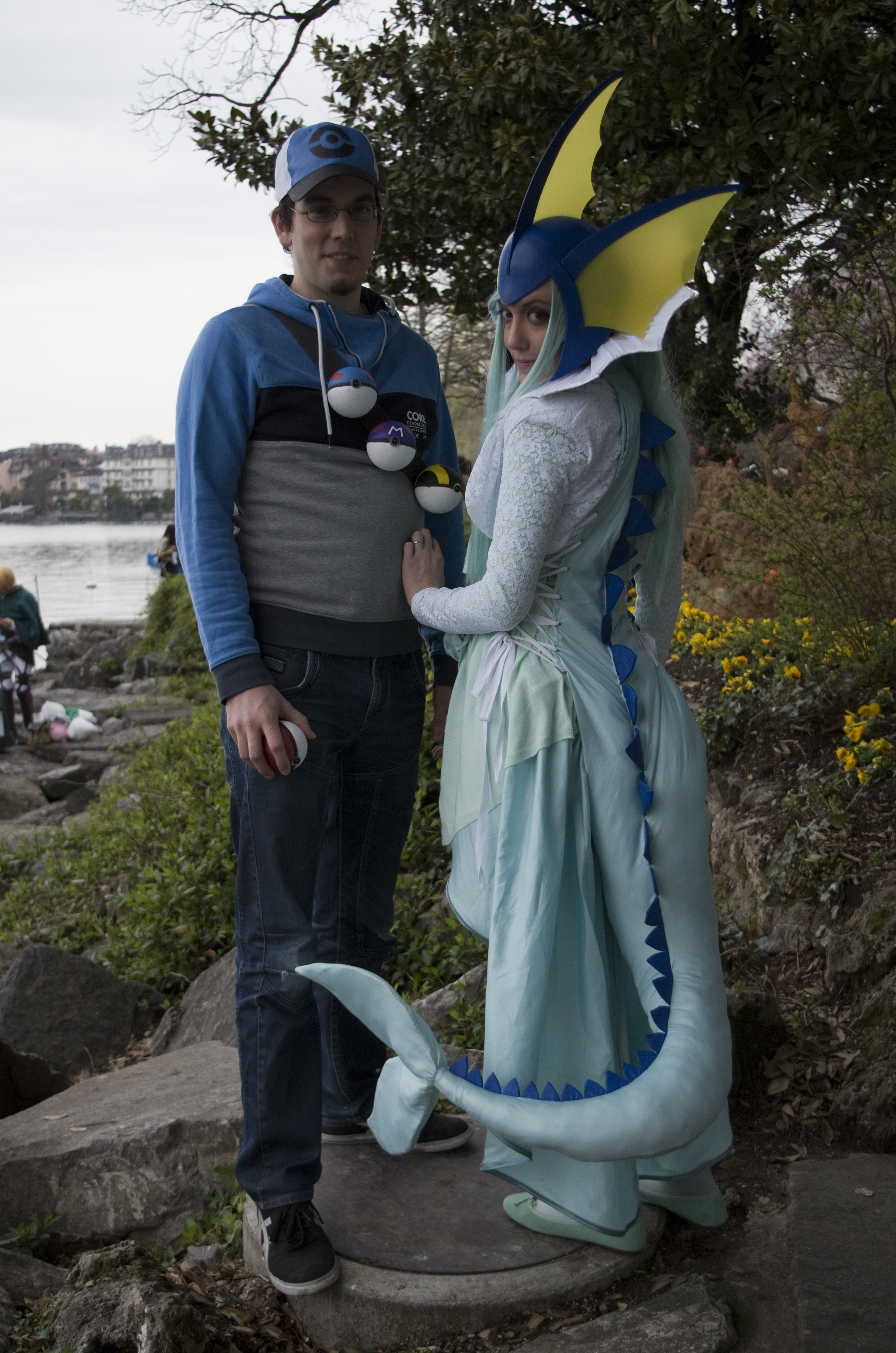 Cosplay Aquali – Avec son dresseur Pokémon! – Polymanga 2015